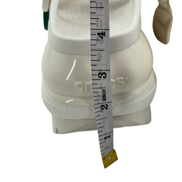 NWT Crocs Platform Mega Crush Chunky Iconic Sandal in White Size 8 - Picture 9 of 14